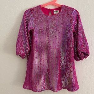 NWT Show Me Your Mumu - 3T Pink Sequin Toddler Dress
